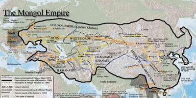 Քարտեզի պատմության Մոնղոլիայի 